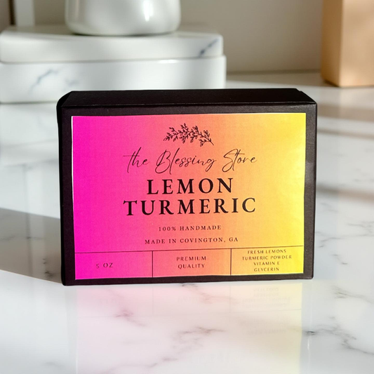 LEMON TURMERIC SOAP BARS 3 PC
